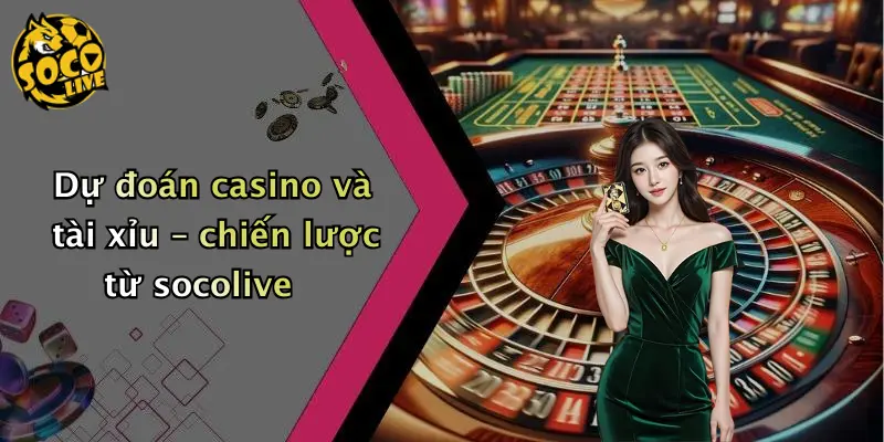 Dự đoán casino và tài xỉu – chiến lược từ socolive
