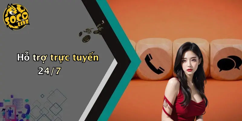 Hỗ trợ trực tuyến 24/7