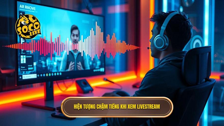Tại sao xem Socolive bị chậm tiếng? Nguyên nhân và giải pháp triệt để 1 Hiện tượng chậm tiếng khi xem livestream