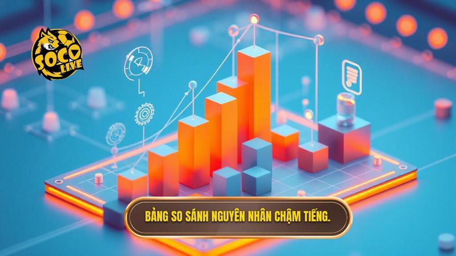 Tại sao xem Socolive bị chậm tiếng? Nguyên nhân và giải pháp triệt để 3 Bảng so sánh nguyên nhân chậm tiếng.