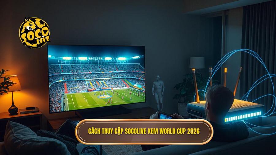 Socolive xem World Cup 2026: Tận hưởng đại tiệc bóng đá lớn nhất hành tinh 3 Cách truy cập Socolive xem World Cup 2026