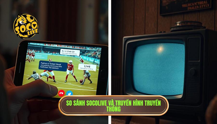 Bảng so sánh trải nghiệm tại Socolive trực tiếp World Cup và truyền hình truyền thống