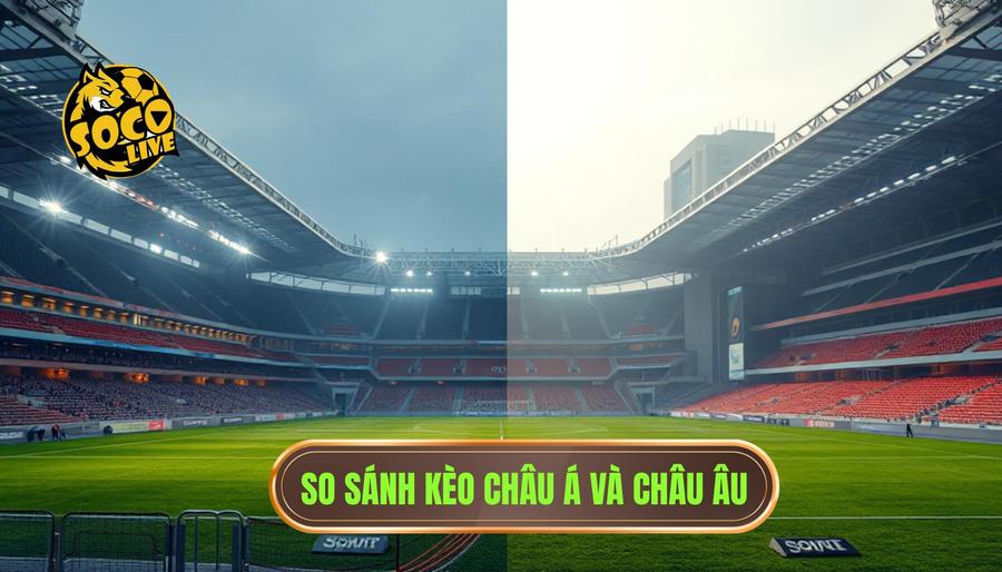 So sánh kèo Châu Á và Châu Âu