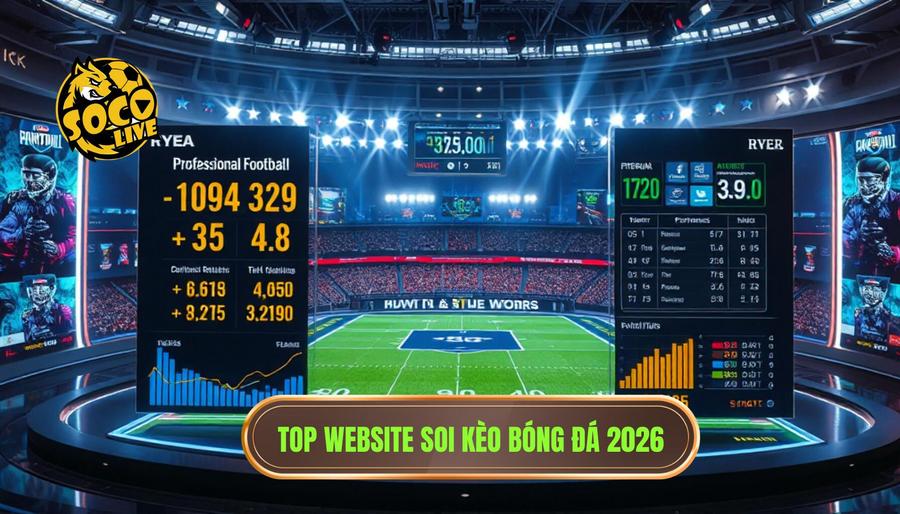 Top website soi kèo bóng đá 2026